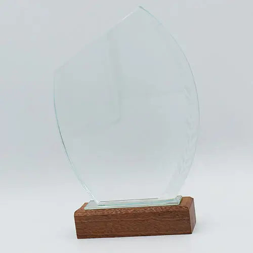 Sleek Crystal Trophy - simple